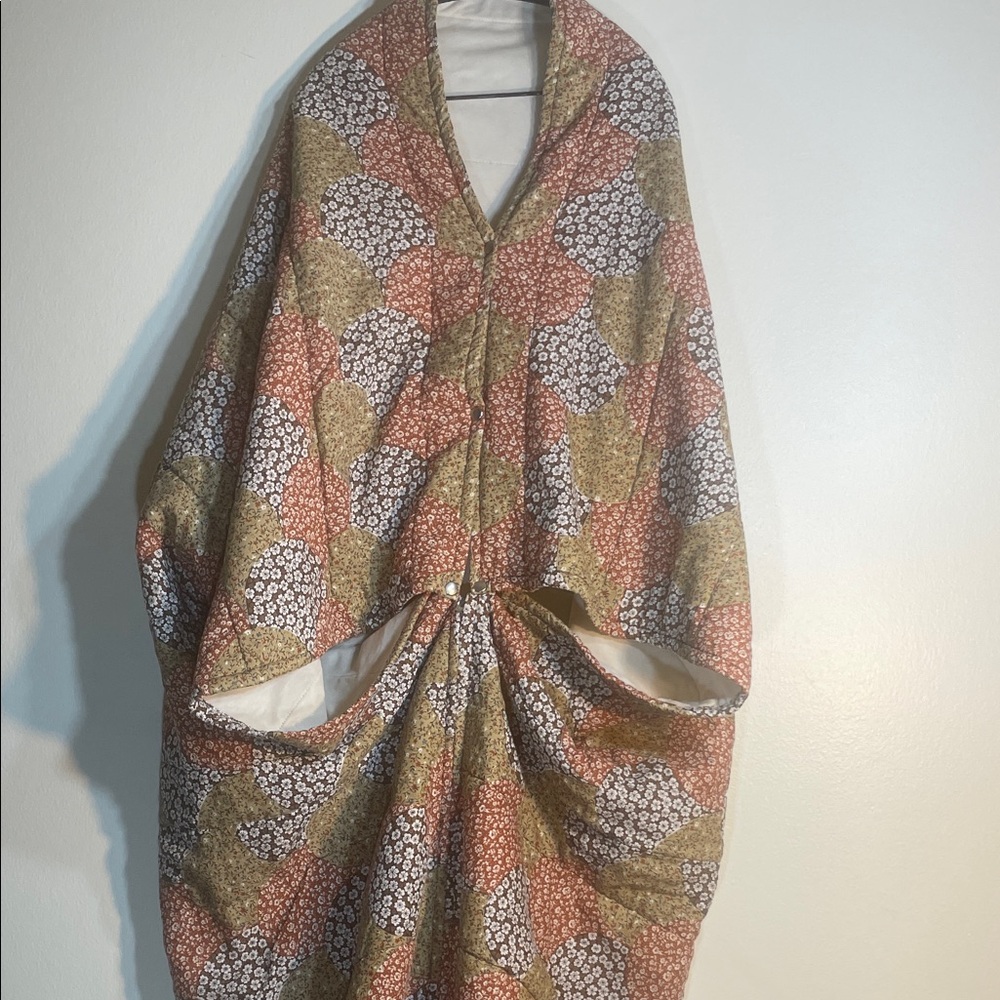 Snug Sack Wearable Sleeping Bag – Patchwork Calico Quilt – Zipper & Snaps